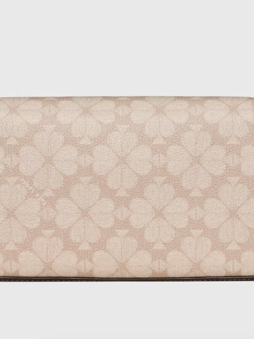 New Kate Spade Sutton Spade Flower Mini Crossbody Bag Dark Beige Moon Dust - Picture 5 of 5